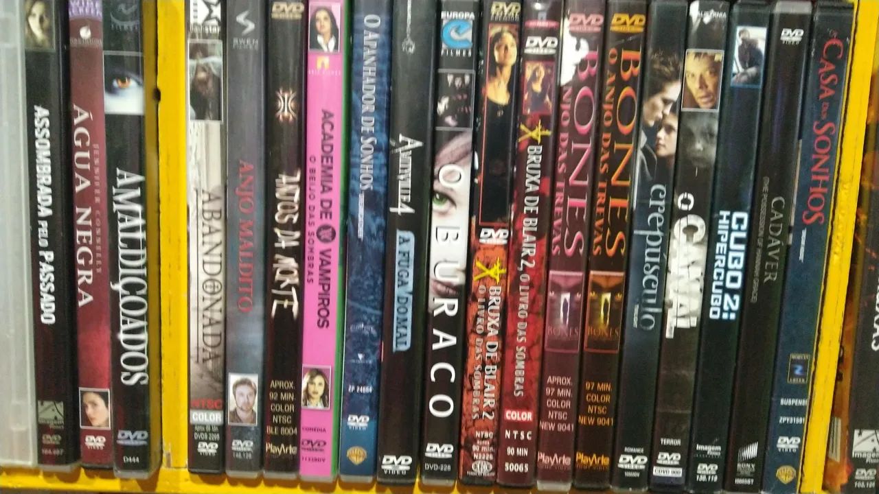 Dvds de Terror originais para escolher.