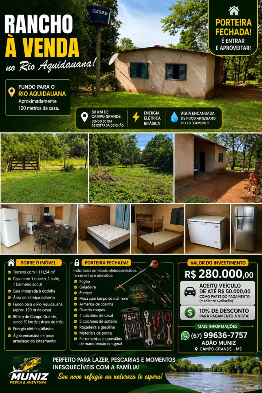 RANCHO DE PORTEIRA FECHADA NO NUARA