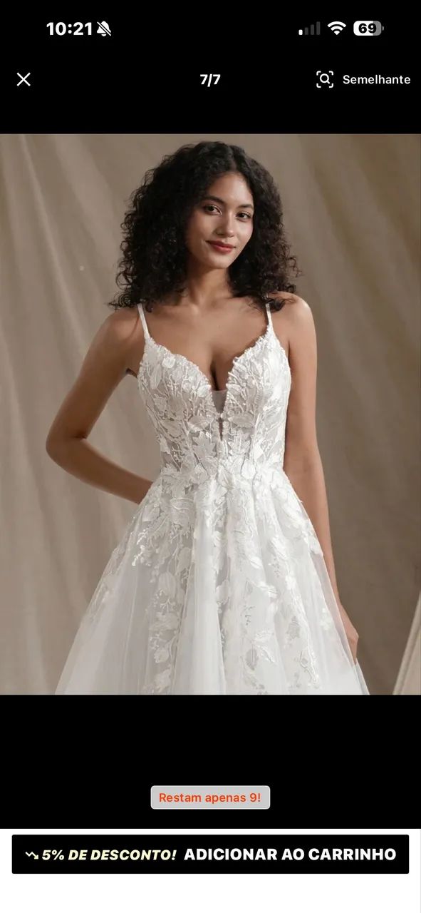 Vestido de noiva P - Foto 5