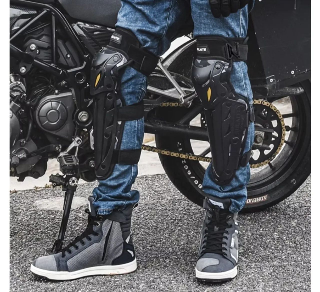 Protetor de joelho moto
