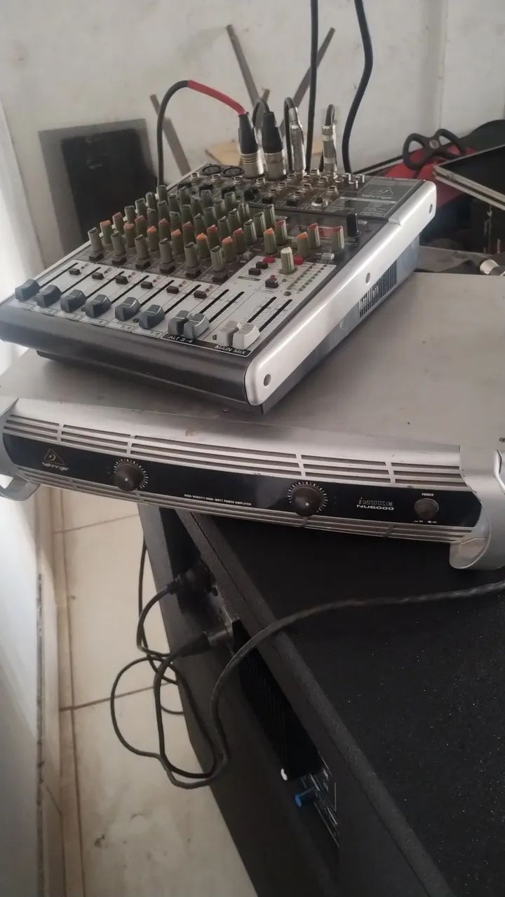 Vendo som com potência behringer ,,tel. * - Foto 5