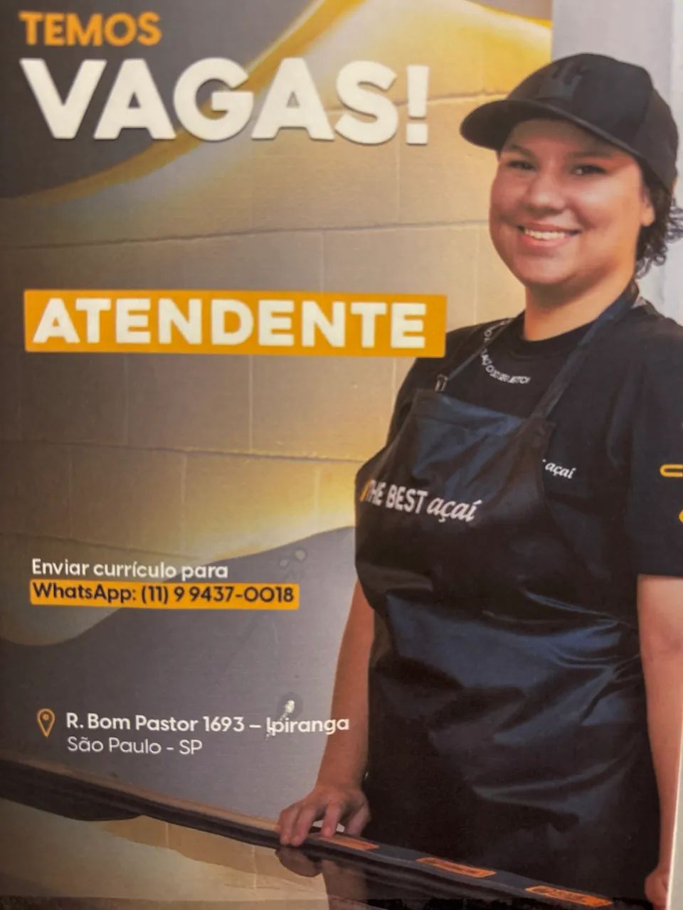 Temos vagas!