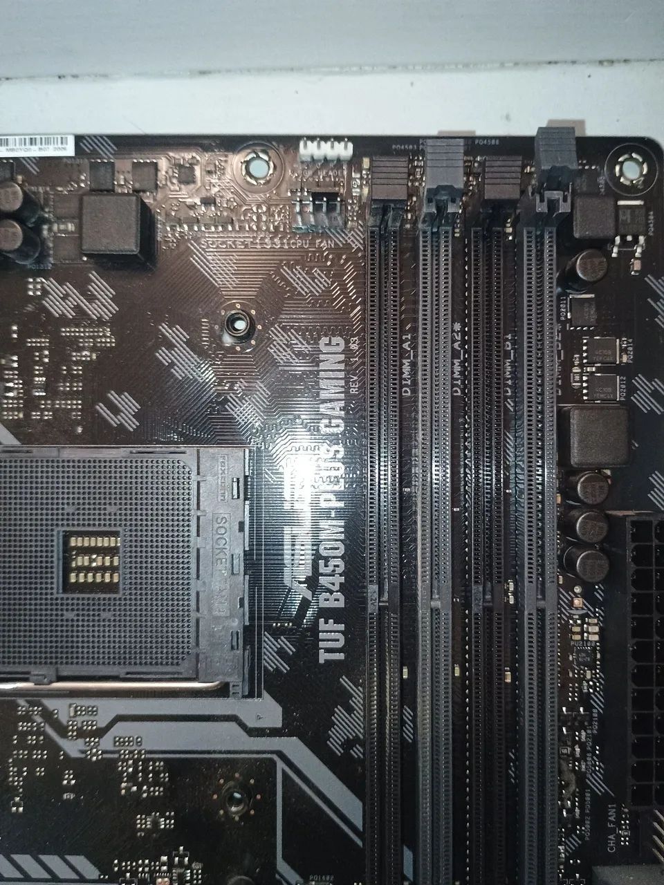 Placa mãe B450M-plus gaming com defeito - Foto 3