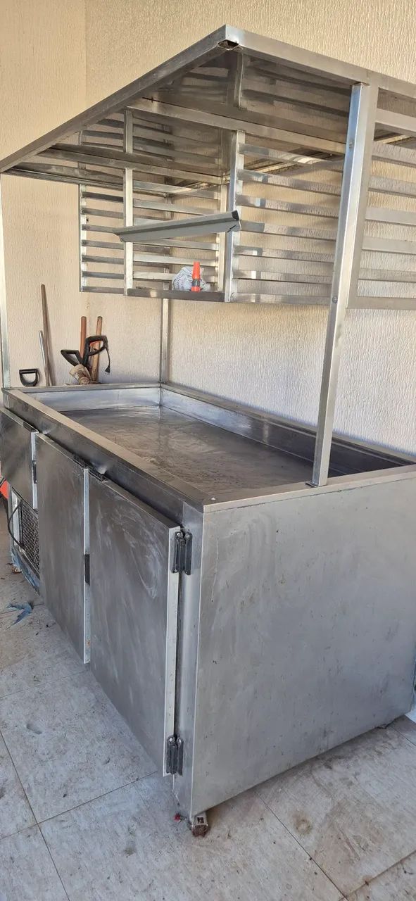 Balcao Codimentador Inox Refrigerada - Foto 4