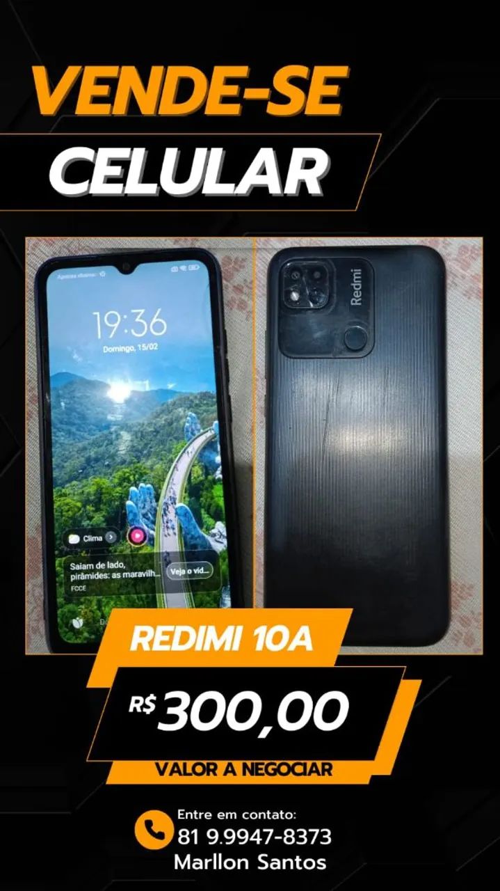 Celular redimi 10A