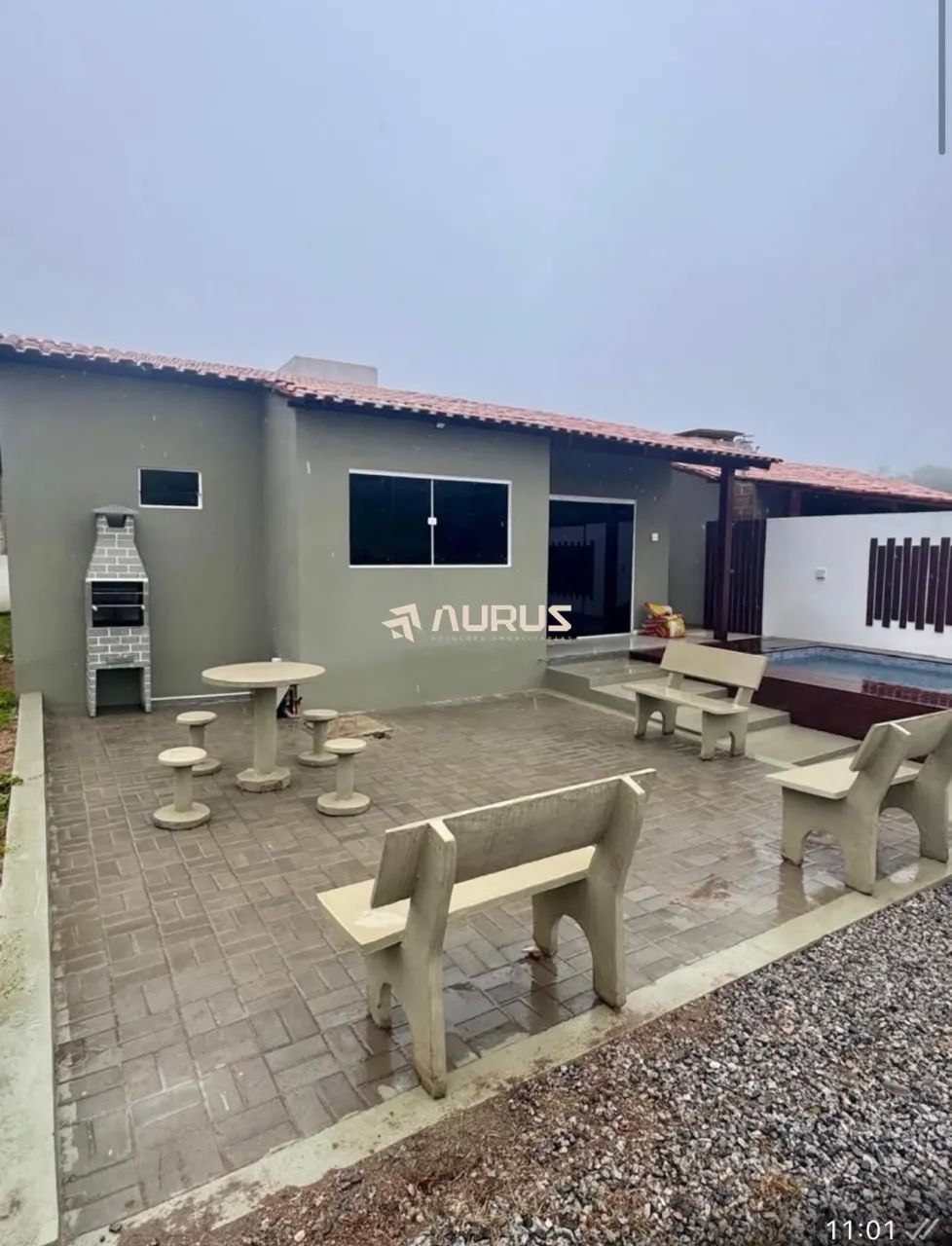 Casas mobiliadas e com piscina à venda na Serra Negra - Foto 4