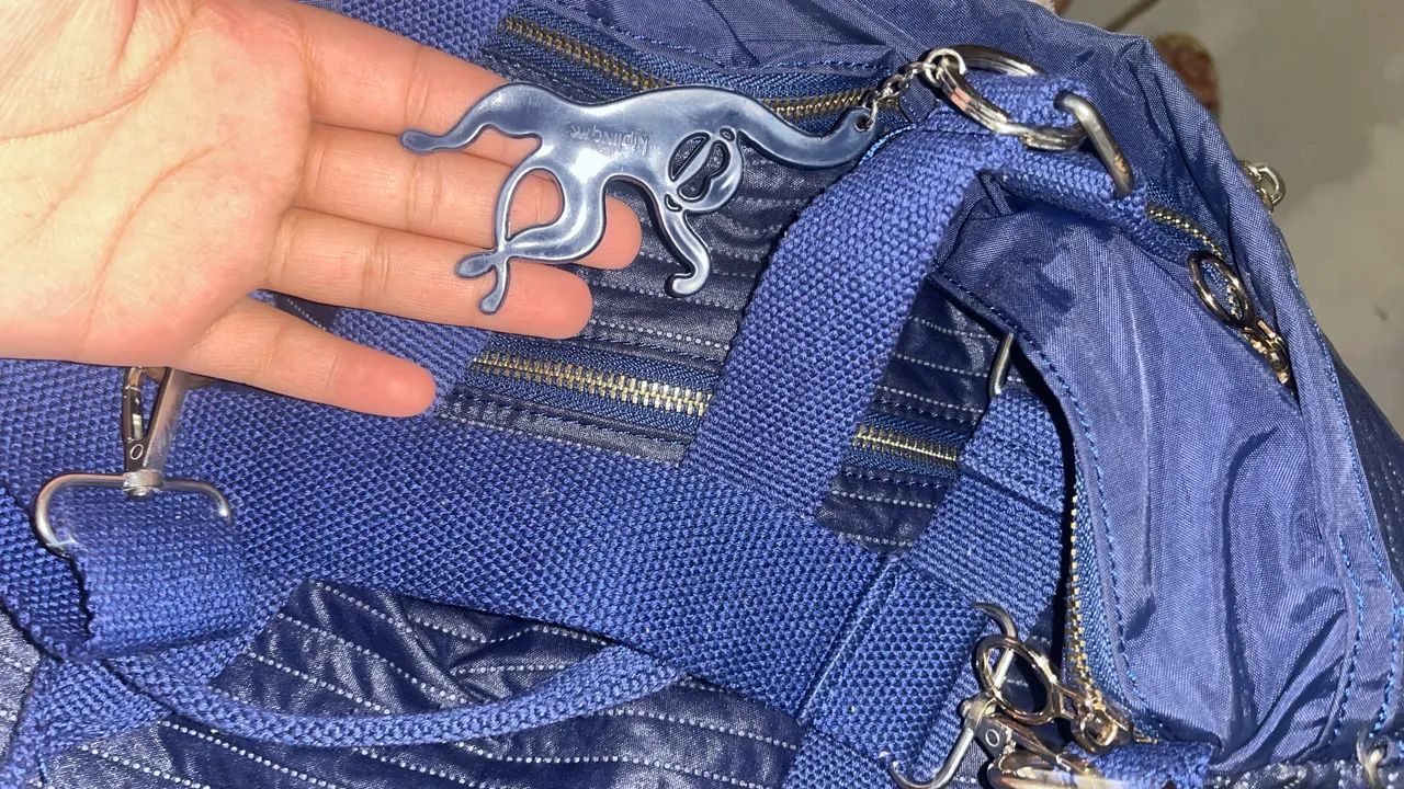 Bolsa azul escura kipling - Foto 2