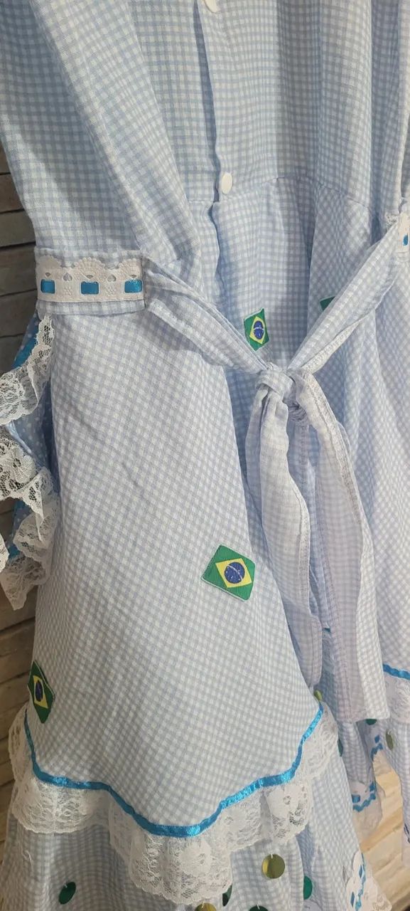 Vestido Junino Brasil - Foto 4