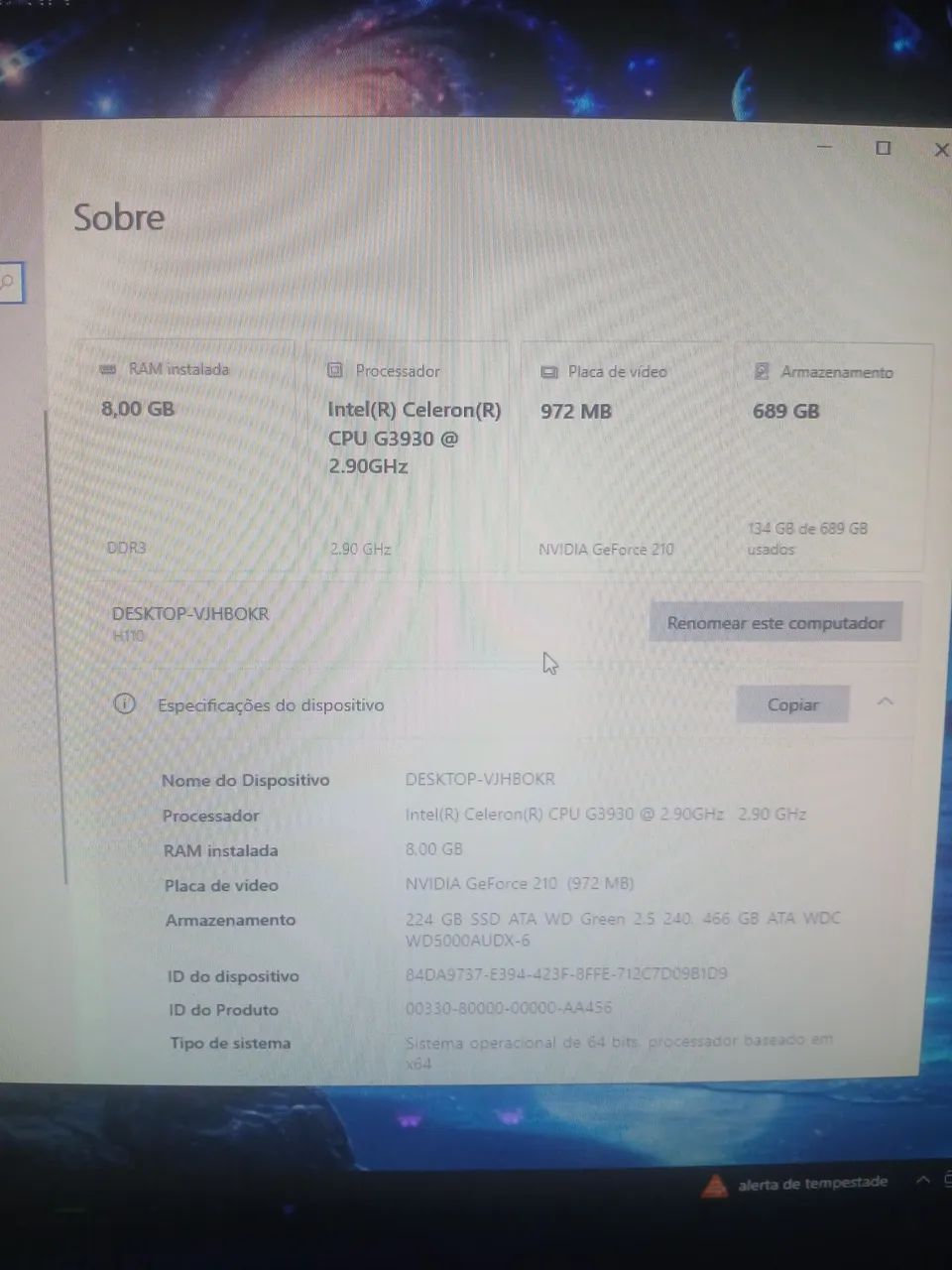 PC 8GB RAM NVIDIA 210 1GB - Foto 2