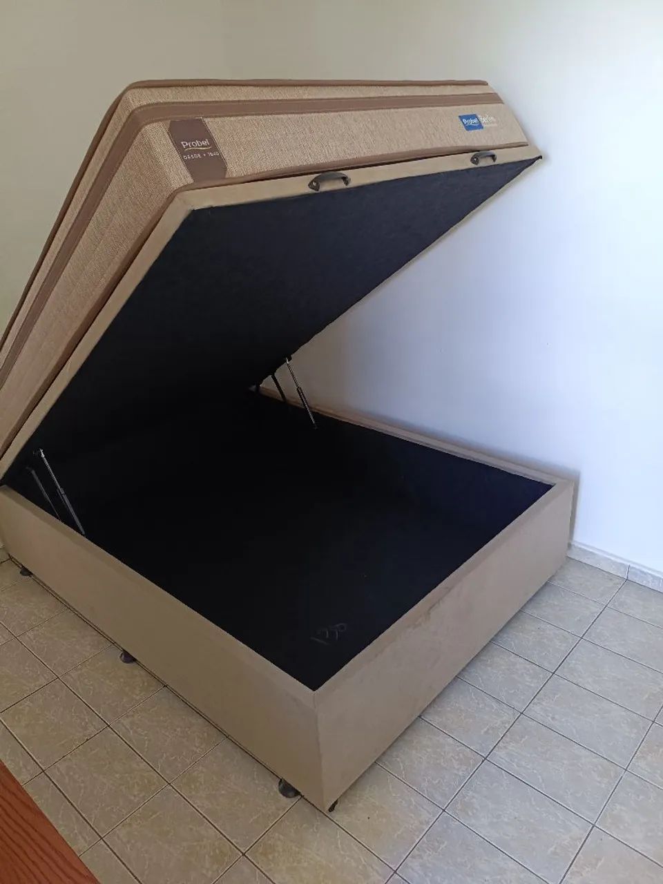 Cama box baú probel molas ensacadas 