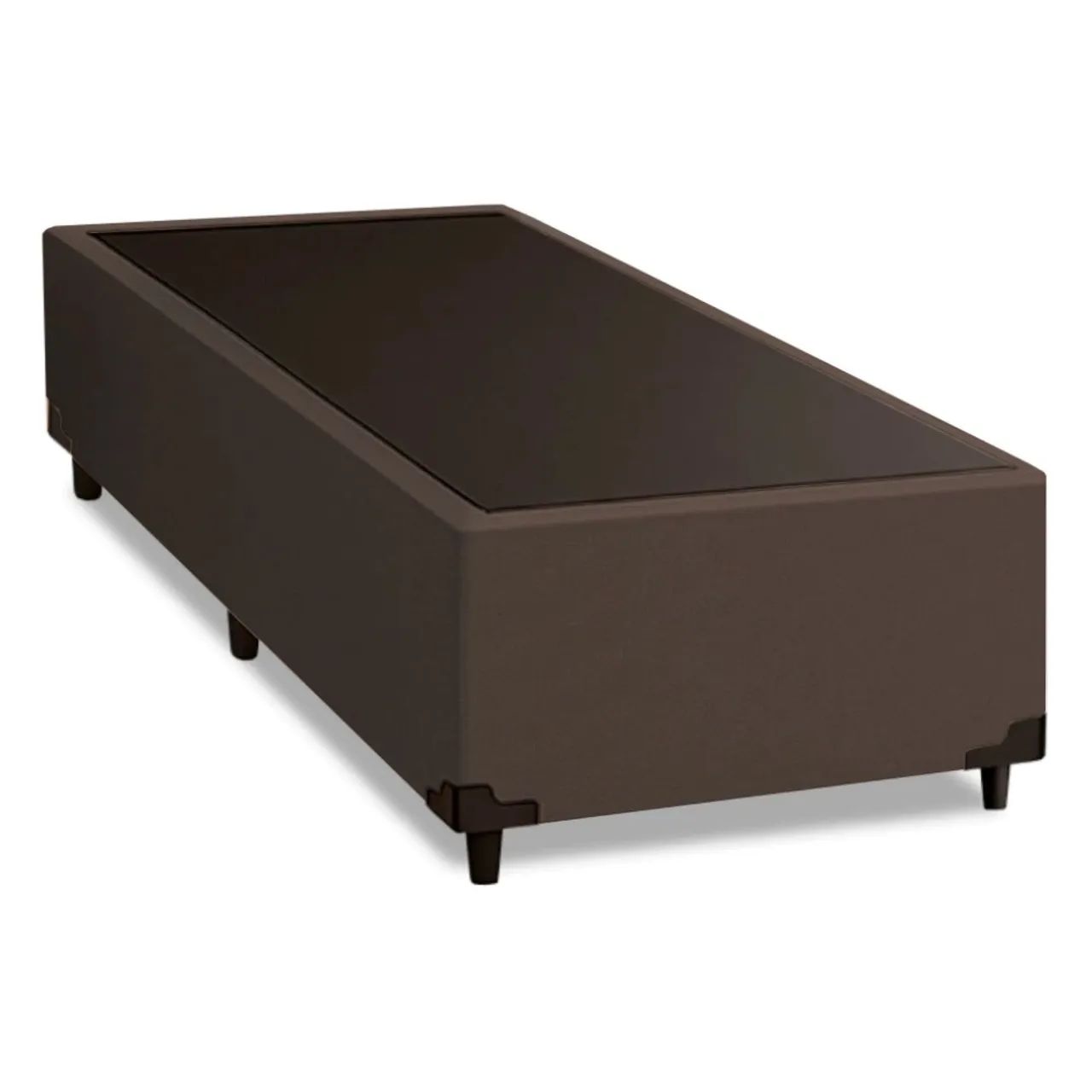 Base de cama + colchão + mesa de cabeceira