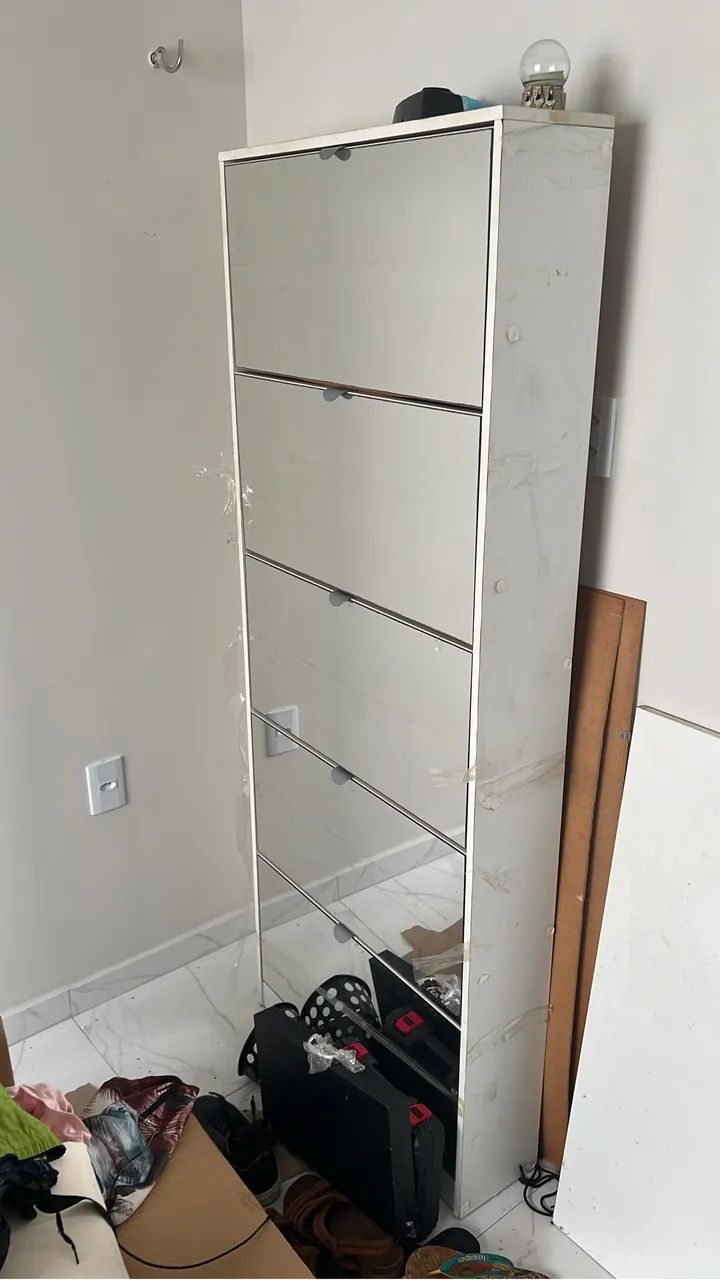 Sapateira espelhada  5 gavetas