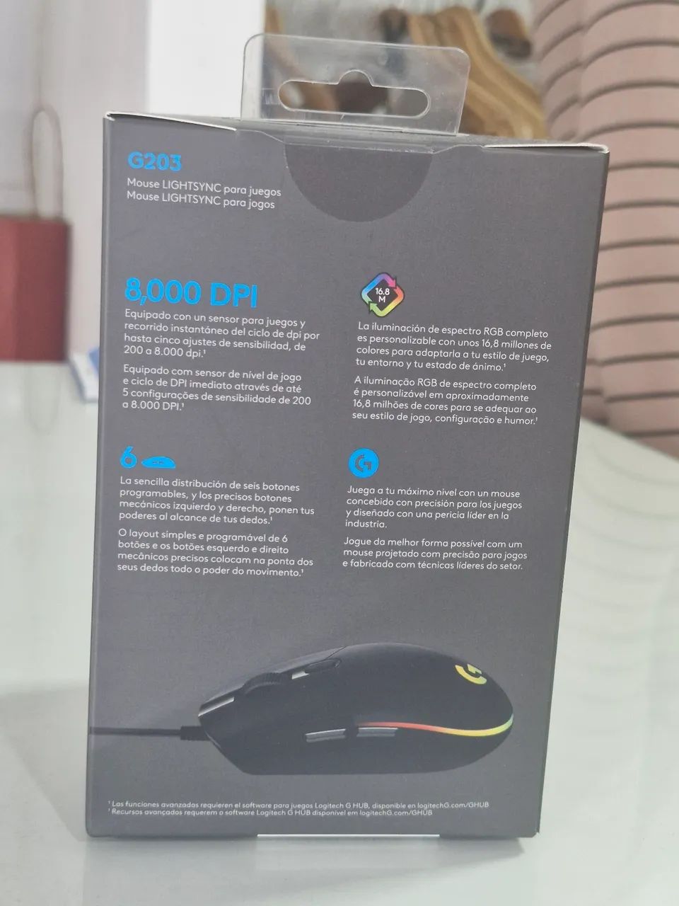 Mouse Logitech G203  - Foto 2