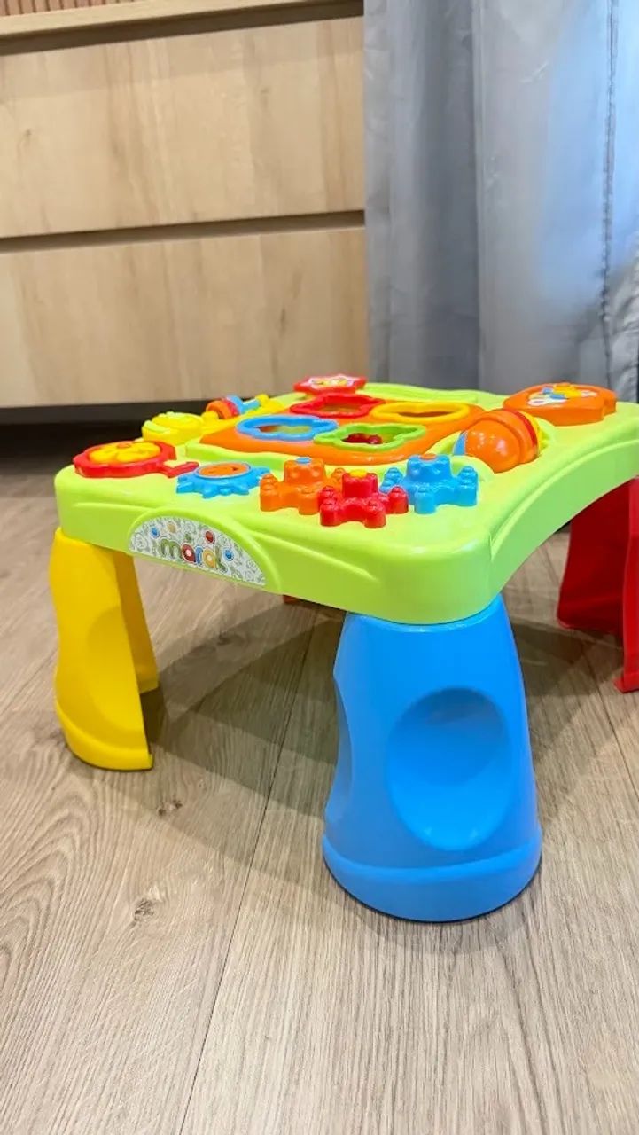 Mesa de Atividades Infantil - Com Som e Encaixes