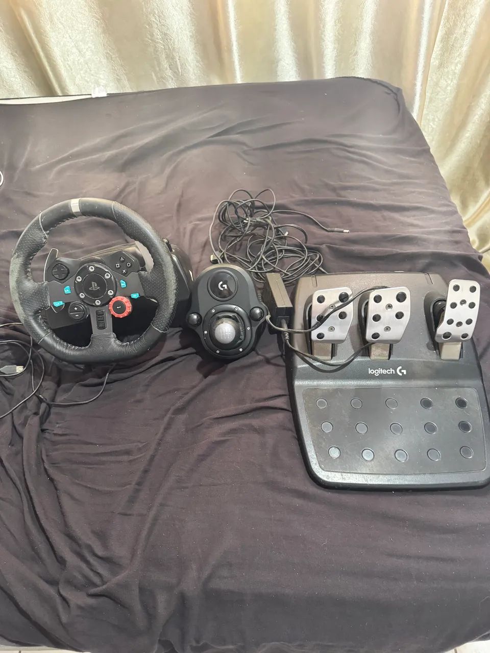 Logitech G29 + Câmbio + Pedais - Completo e Funcionando Perfeitamente
