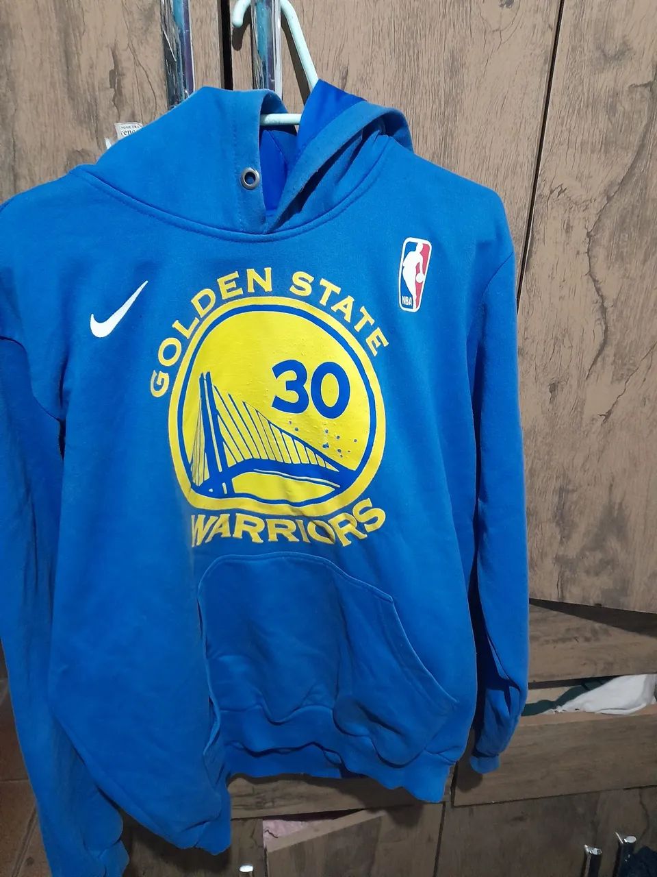 moletom com capuz da Nike do Golden State Warriors 