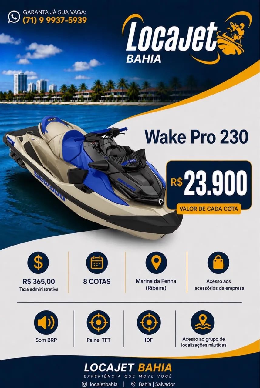 Jetski Seadoo Wake Pro 230 - Foto 3