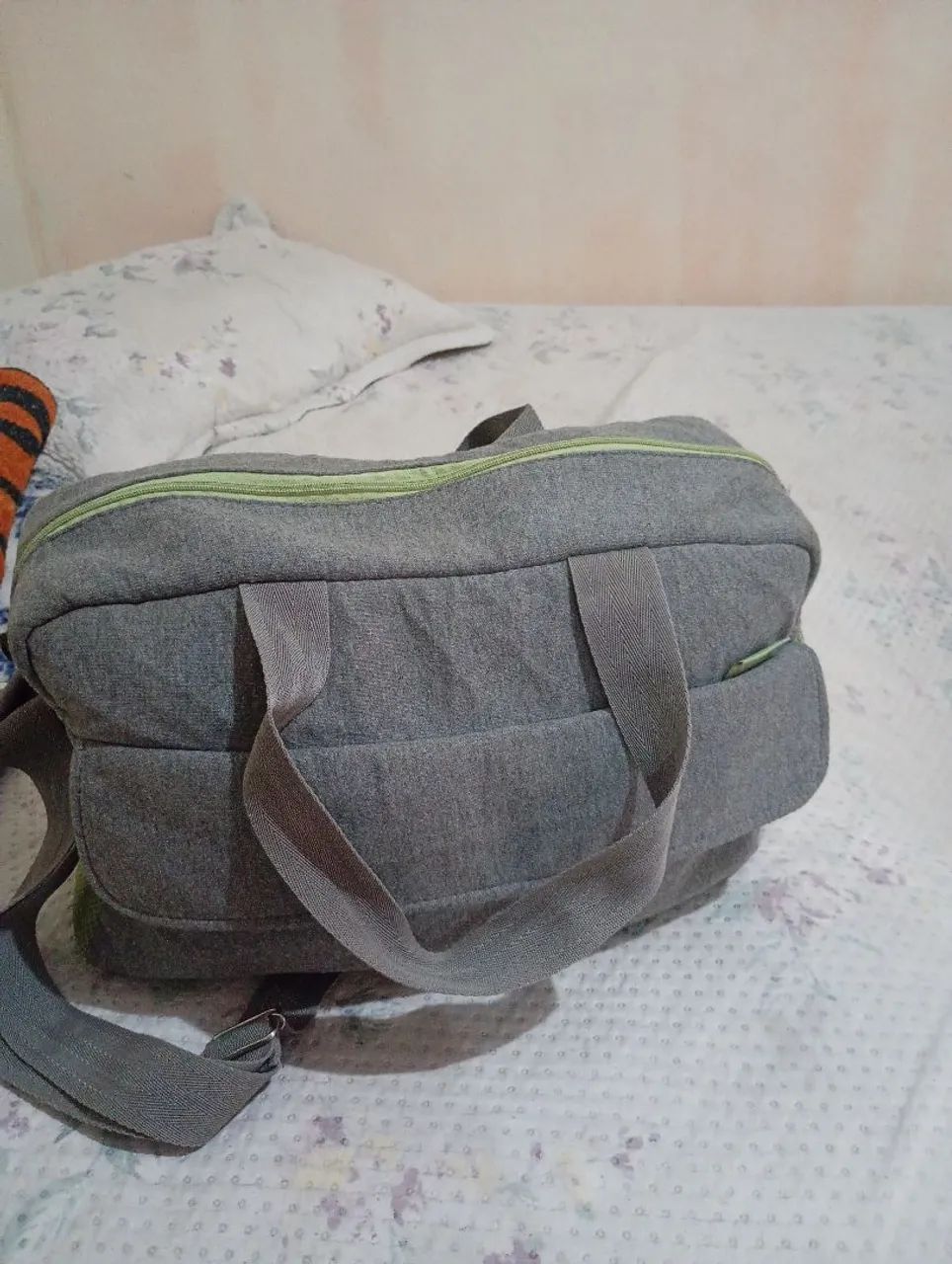 Bolsa maternidade mamãe e bebê natura  - Foto 3