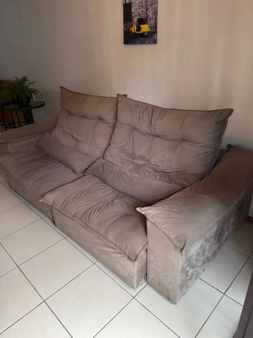 Sofá retrátil 4 lugares  - Foto 2