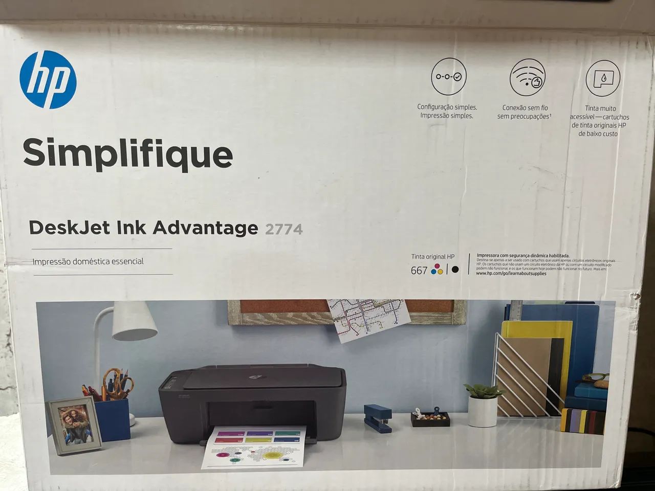 Impressora DESK JET INK ADVANTAGE 2774 - Foto 3