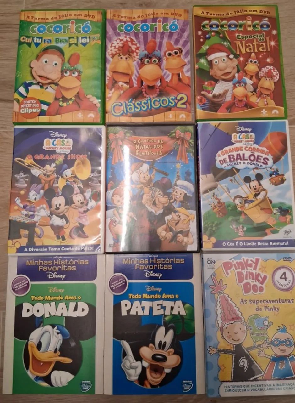 DIVERSOS DVD'S PARA CRIANÇA