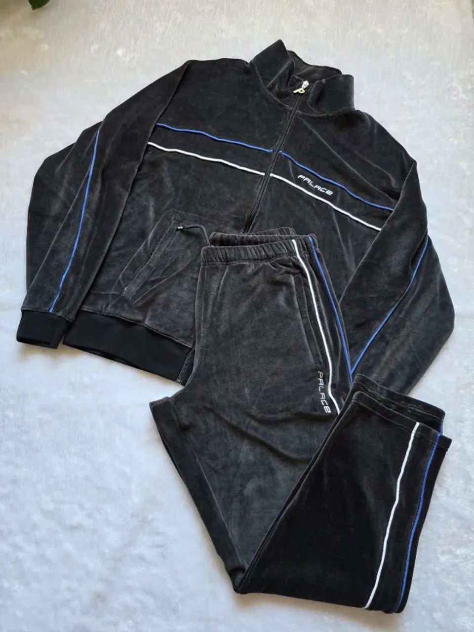 Calca Palace Piped Velour - Foto 3