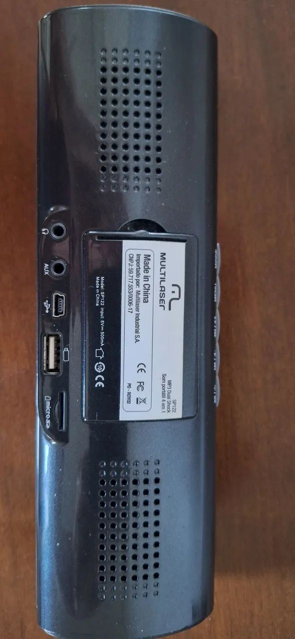Mini caixa de som/rádio Multilaser SP122 - Foto 4