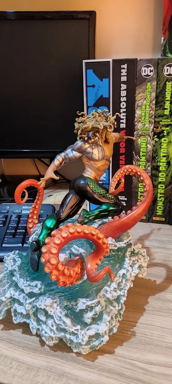 Aquaman Deluxe Art Scale 1/10 (Série Comics DC) - Iron Studios  - Foto 2