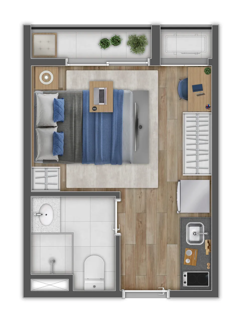 PLANTA 18m²