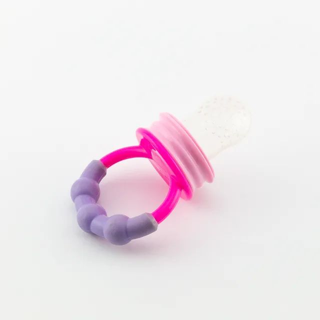Chupeta Alimentadora Lolly Silicone Rosa