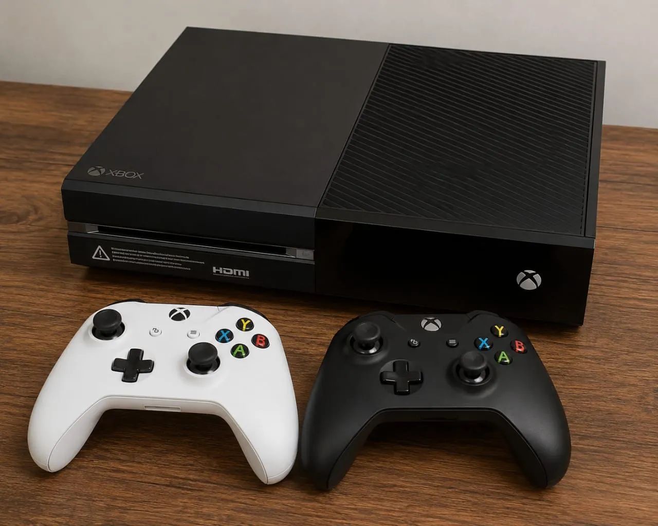 Vídeo game Xbox one fat Black 