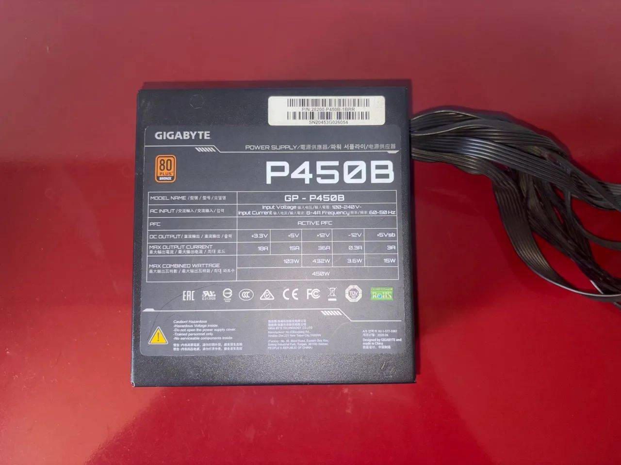 FONTE GIGABYTE P450B 450W - Foto 2