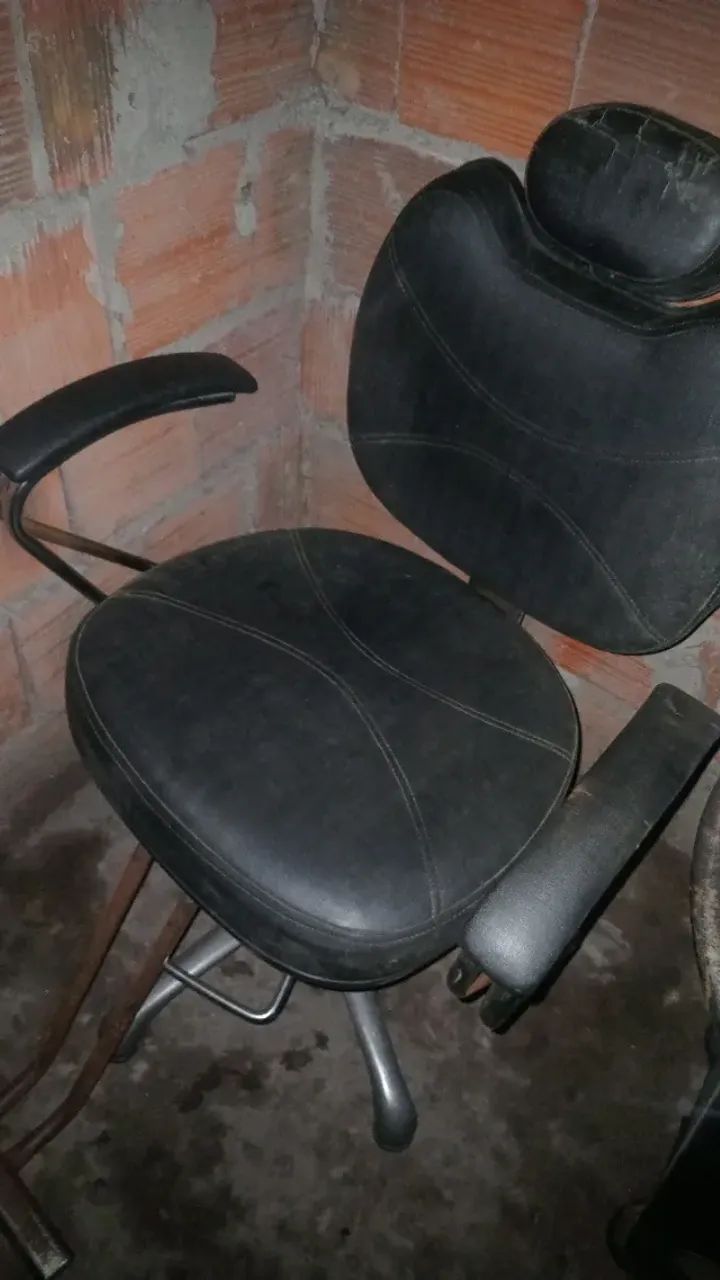 Cadeira de barbeiro reclinavel