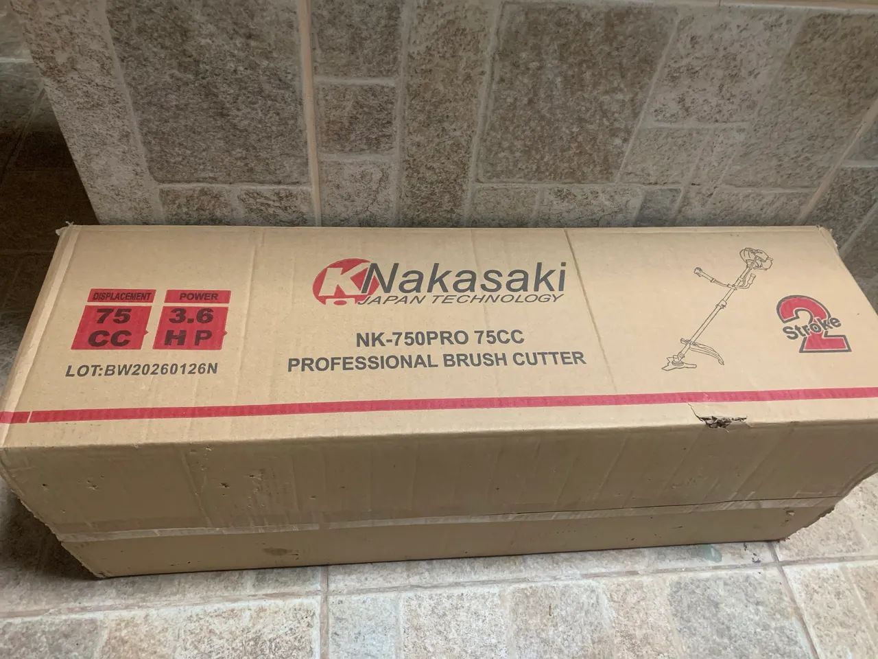 Roçadeira Profissional Nakasaki 75CC 3,6HP Antivibração Nova R$ 599 Com Garantia - Foto 5