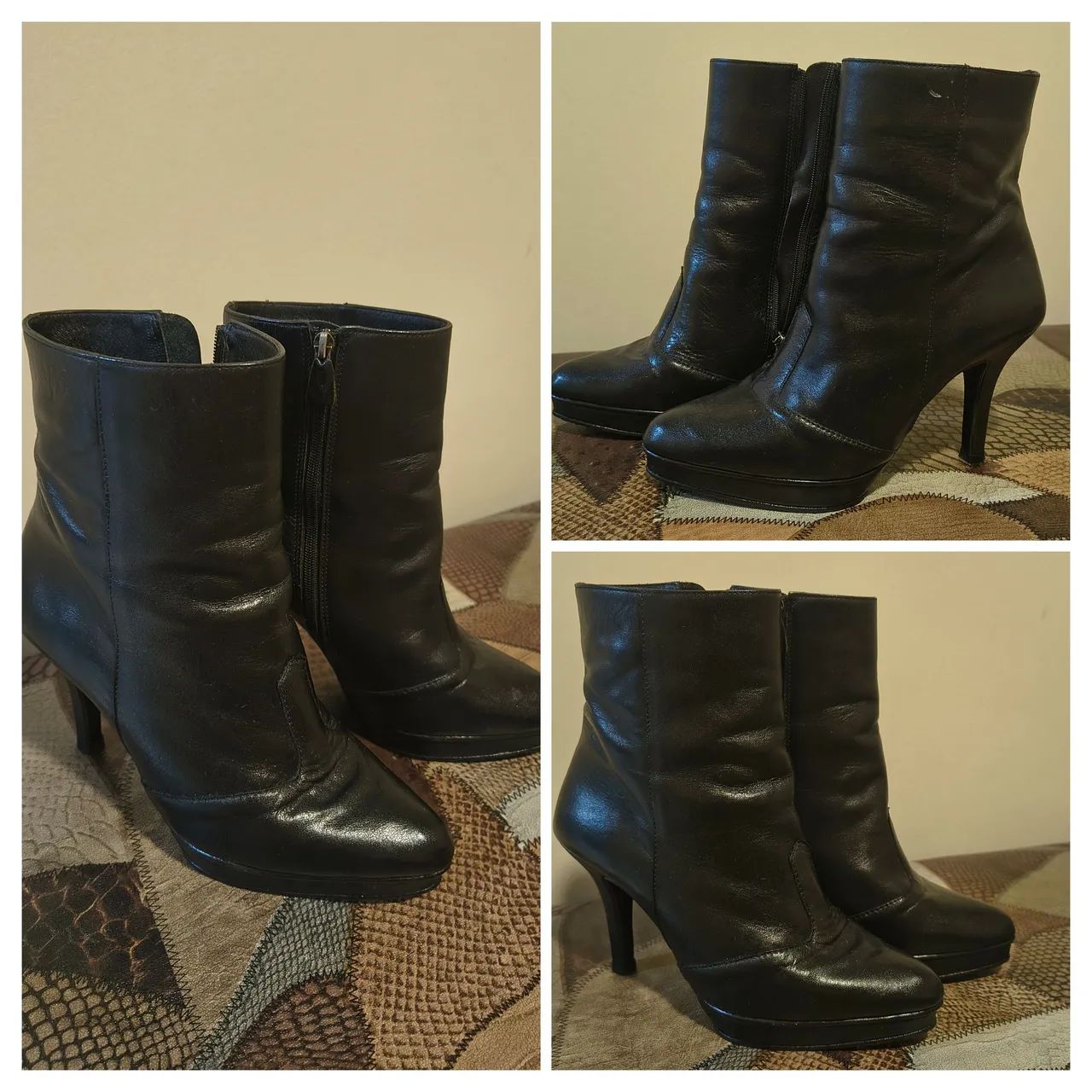 Bota de couro 