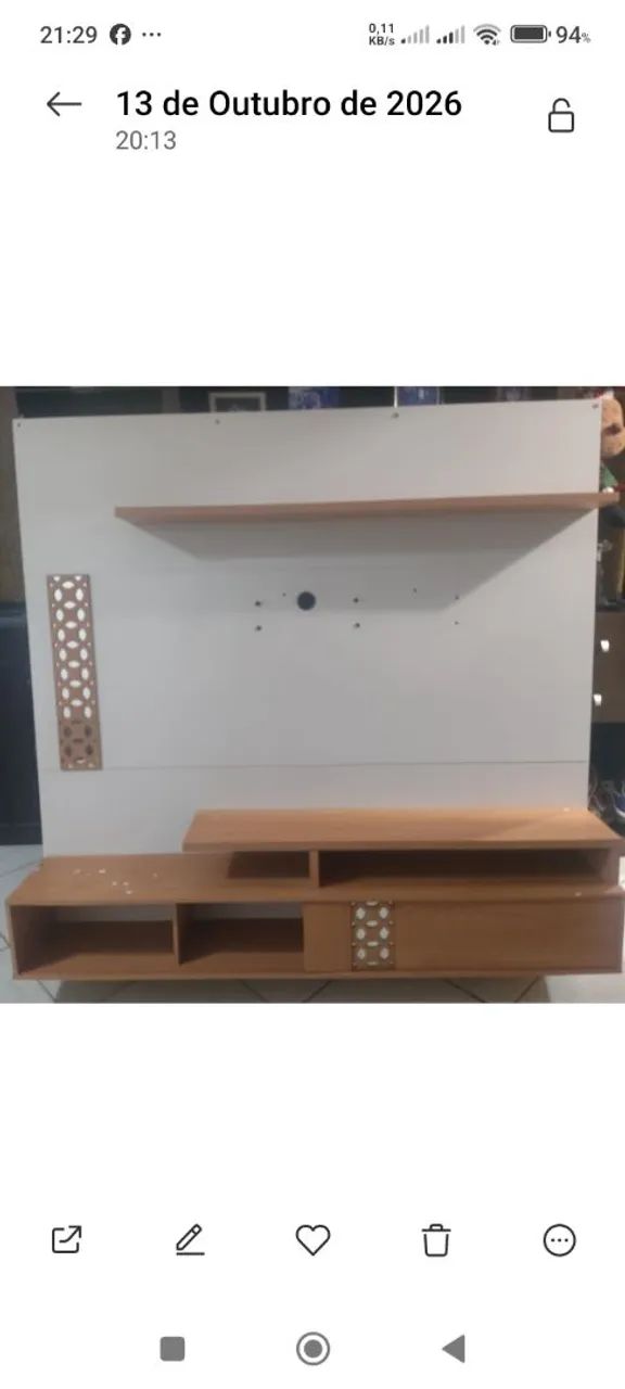Painel para TV até 70 polegadas por 450,00 - Foto 2