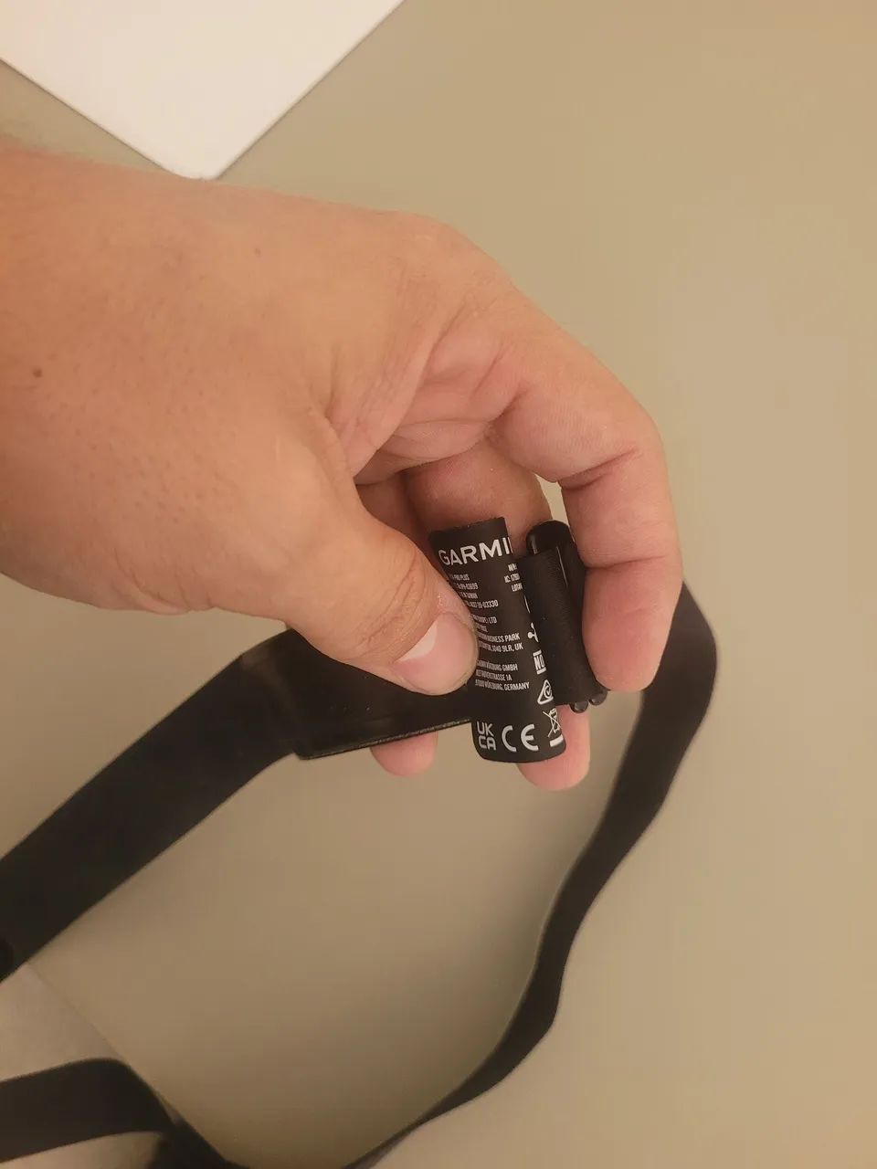 Cinta cardíaca garmim 