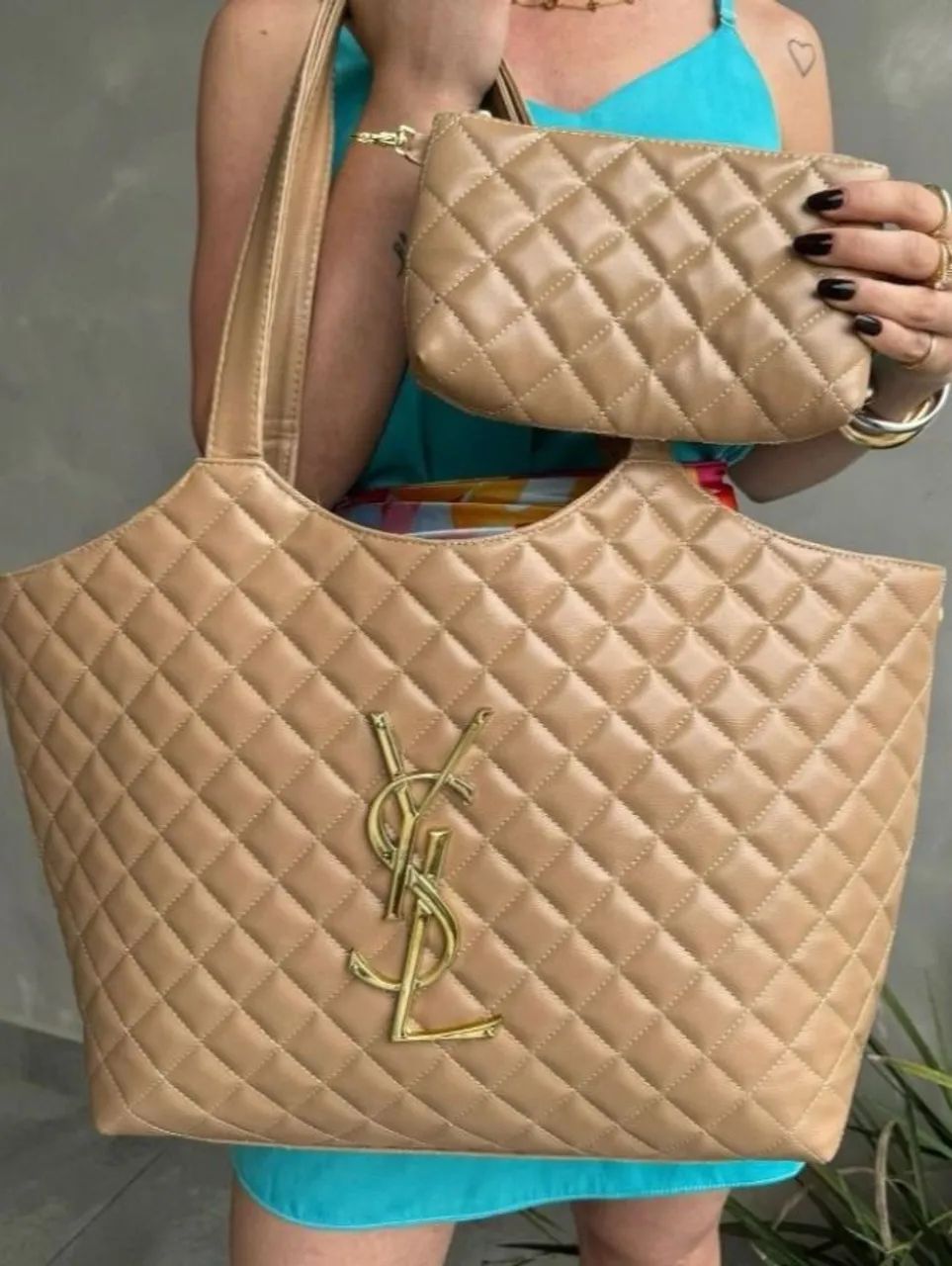 Bolsa Feminina Estilo YSL Grande - Espaçosa, Elegante e Sofisticada - Foto 3