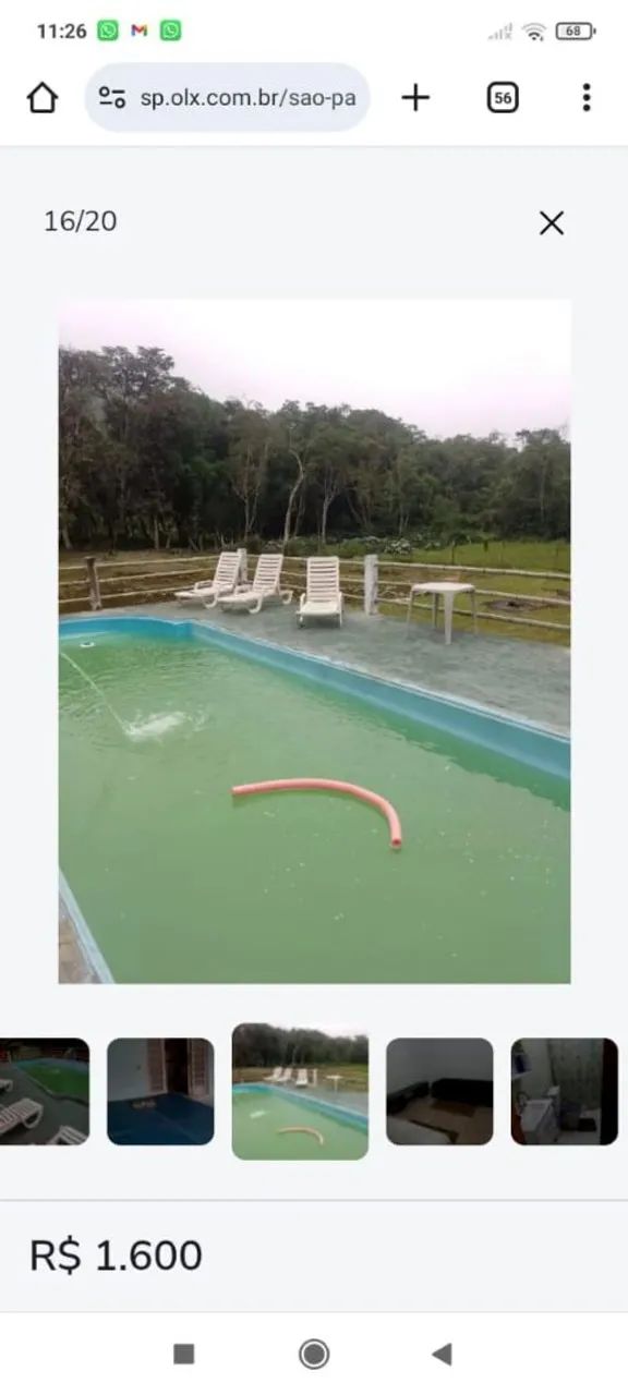 Sítio 1.800 p mês em Juquitiba 