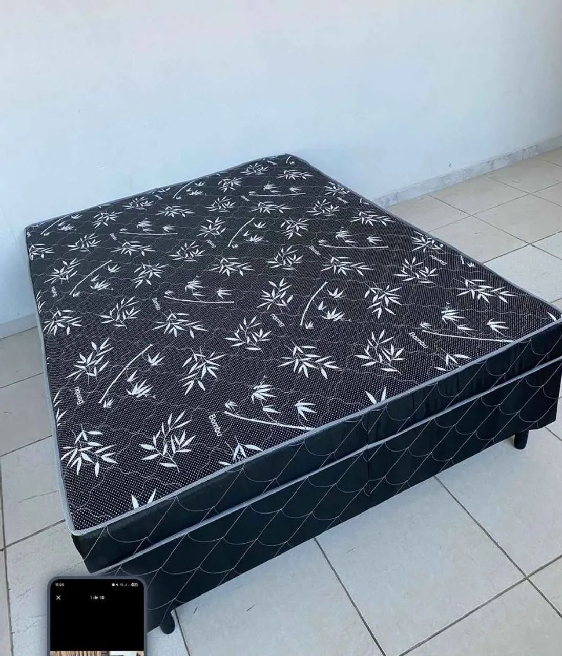 CAMA CASAL COMPLETA CONJUGADA COM ESPUMA D33 - Foto 3