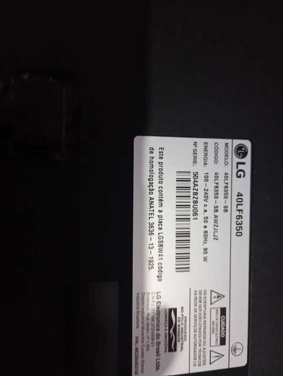 Tv LG com defeito  - Foto 5
