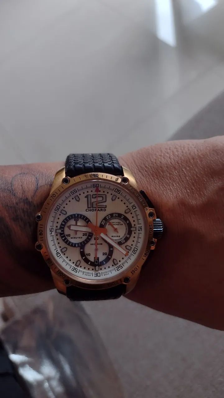 RELÓGIO CHOPARD- CHRONOGRAPH ( SEMINOVO  ) - Foto 3