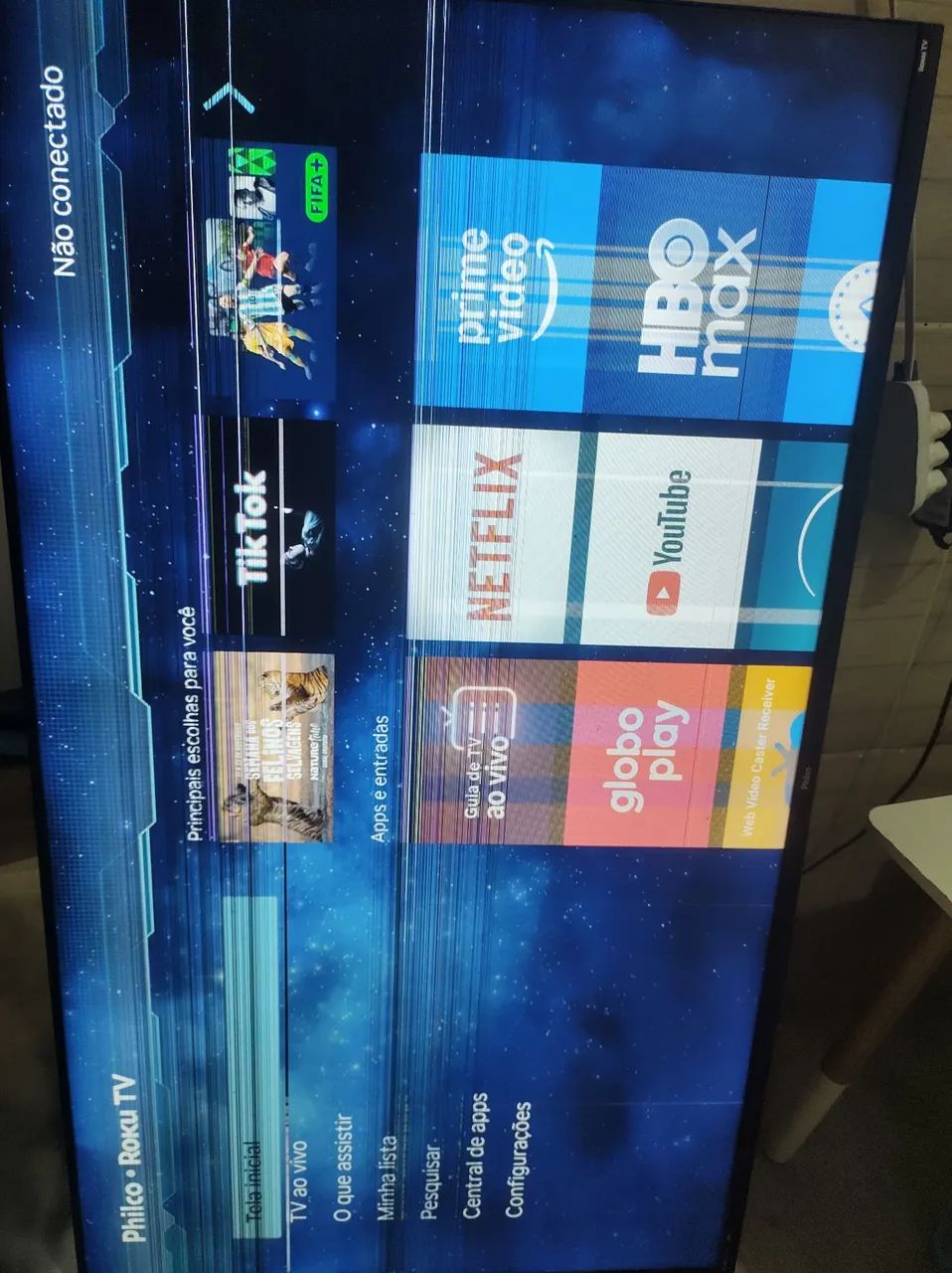 Tv 4k Roku 50 polegadas para concertar  - Foto 2