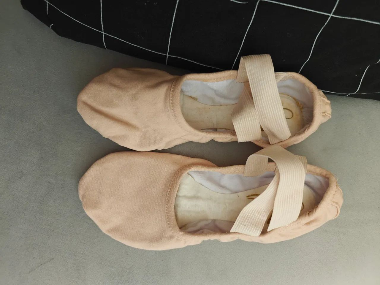 Sapatilha de ballet cor rosa clara - Foto 3
