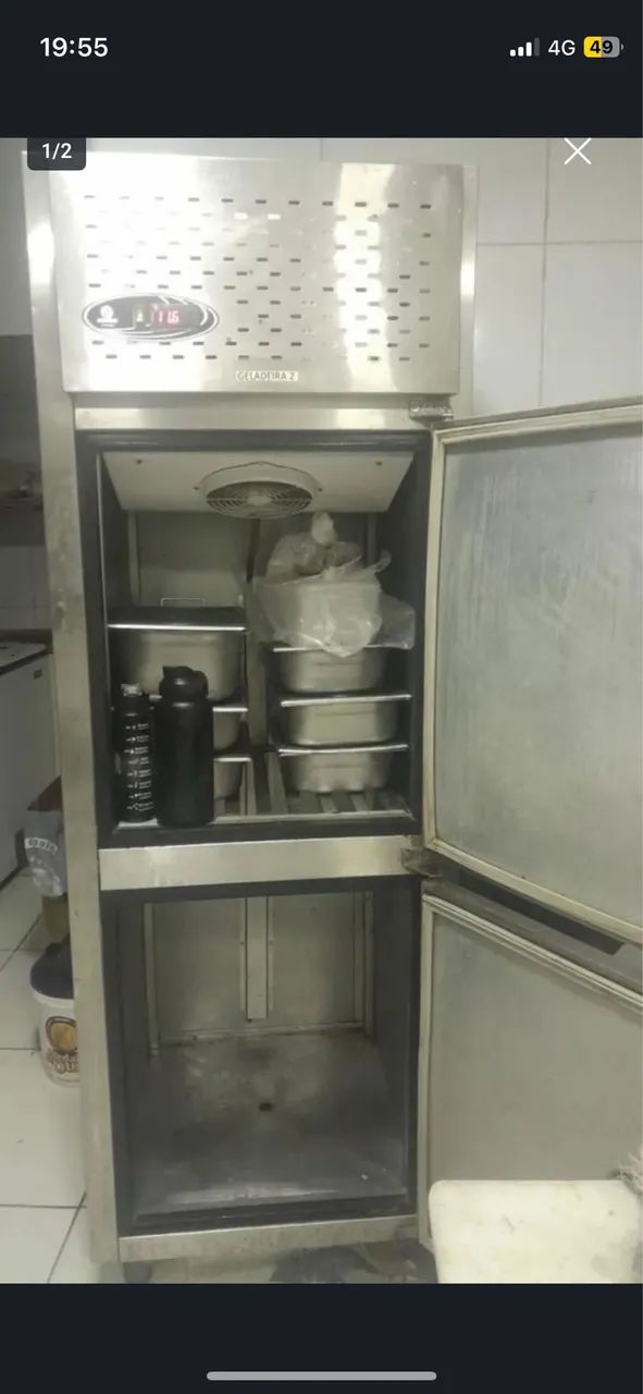 Freezer inox 