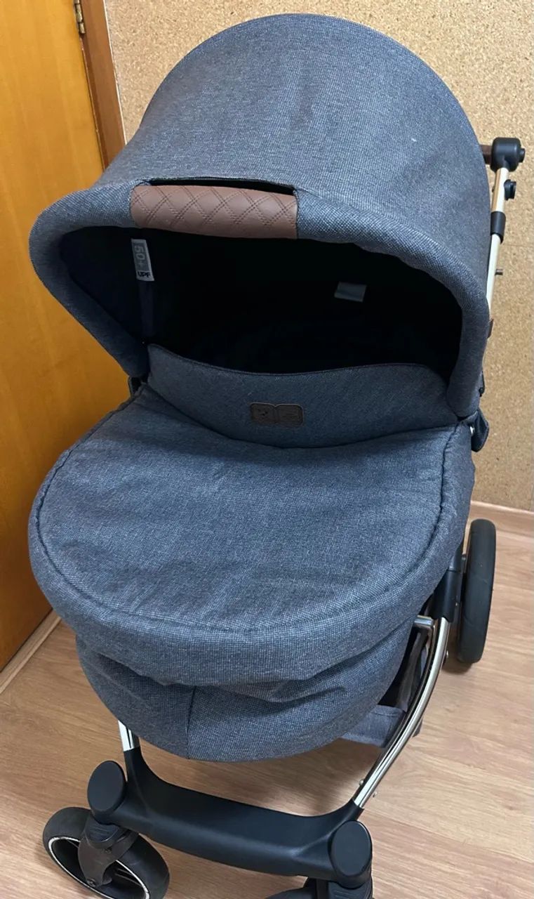 Vendo carrinho ABC Design Como 4 + Moisés - Excelente estado  - Foto 3