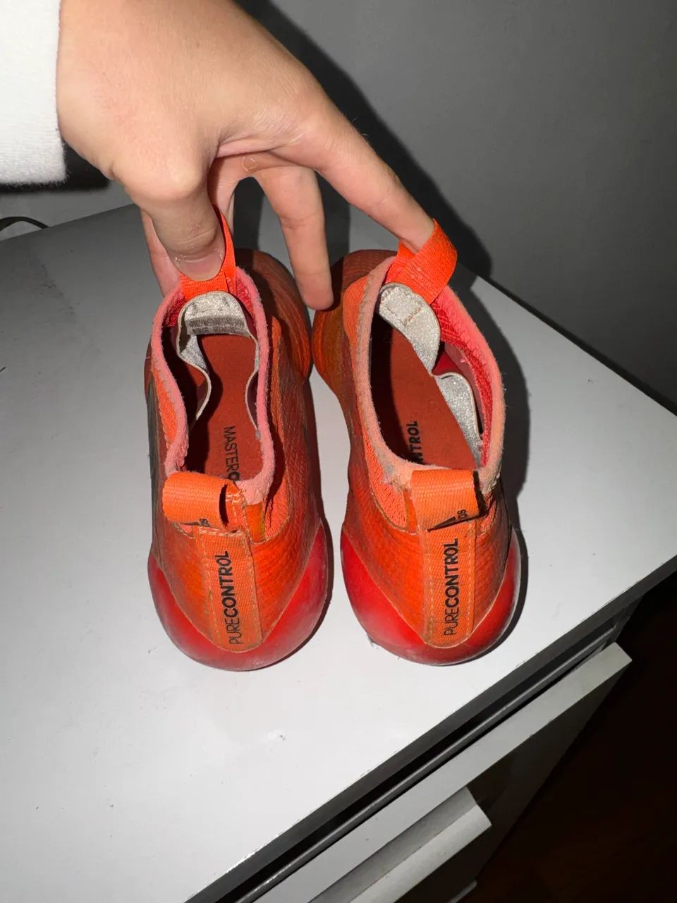chuteira adidas ace 17+ purecontrol laranja - Calçados Esportivos