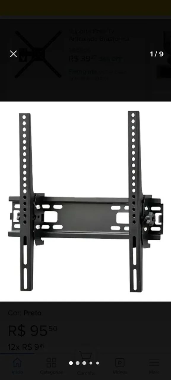 Suporte para TV com inclinação  - Foto 2