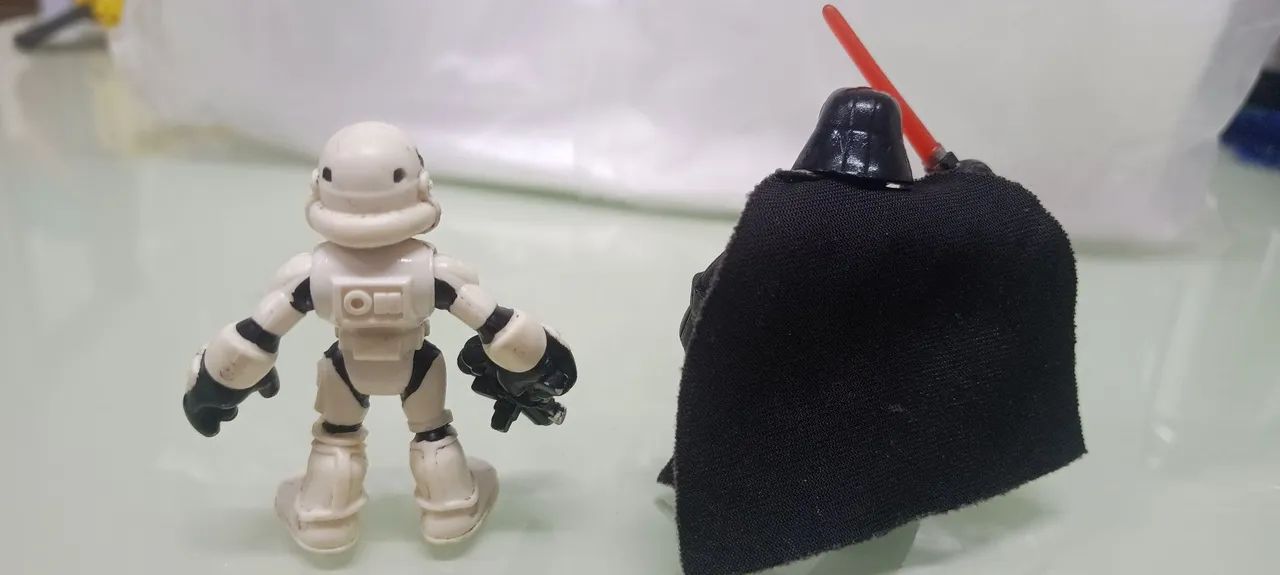 Darth Vader e Stormtrooper  Star Wars ( Playskool/Hasbro). - Foto 4