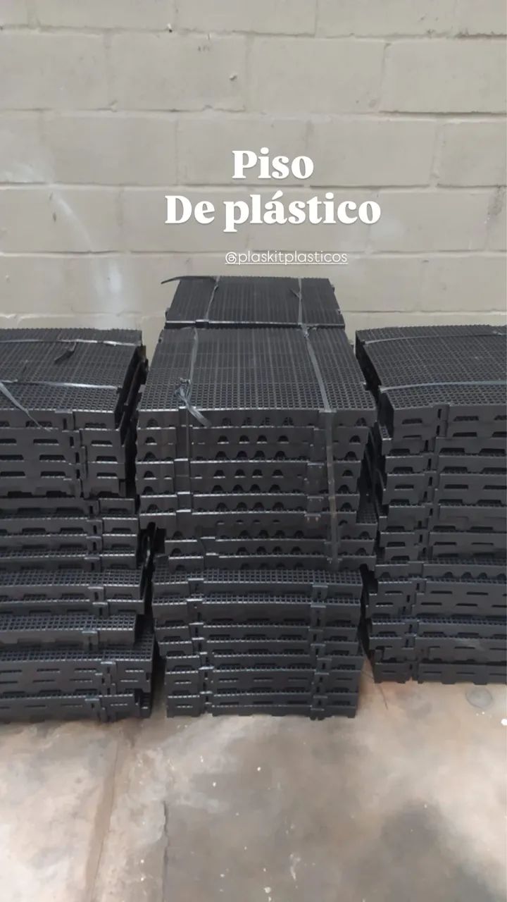 Piso de plástico 50x50